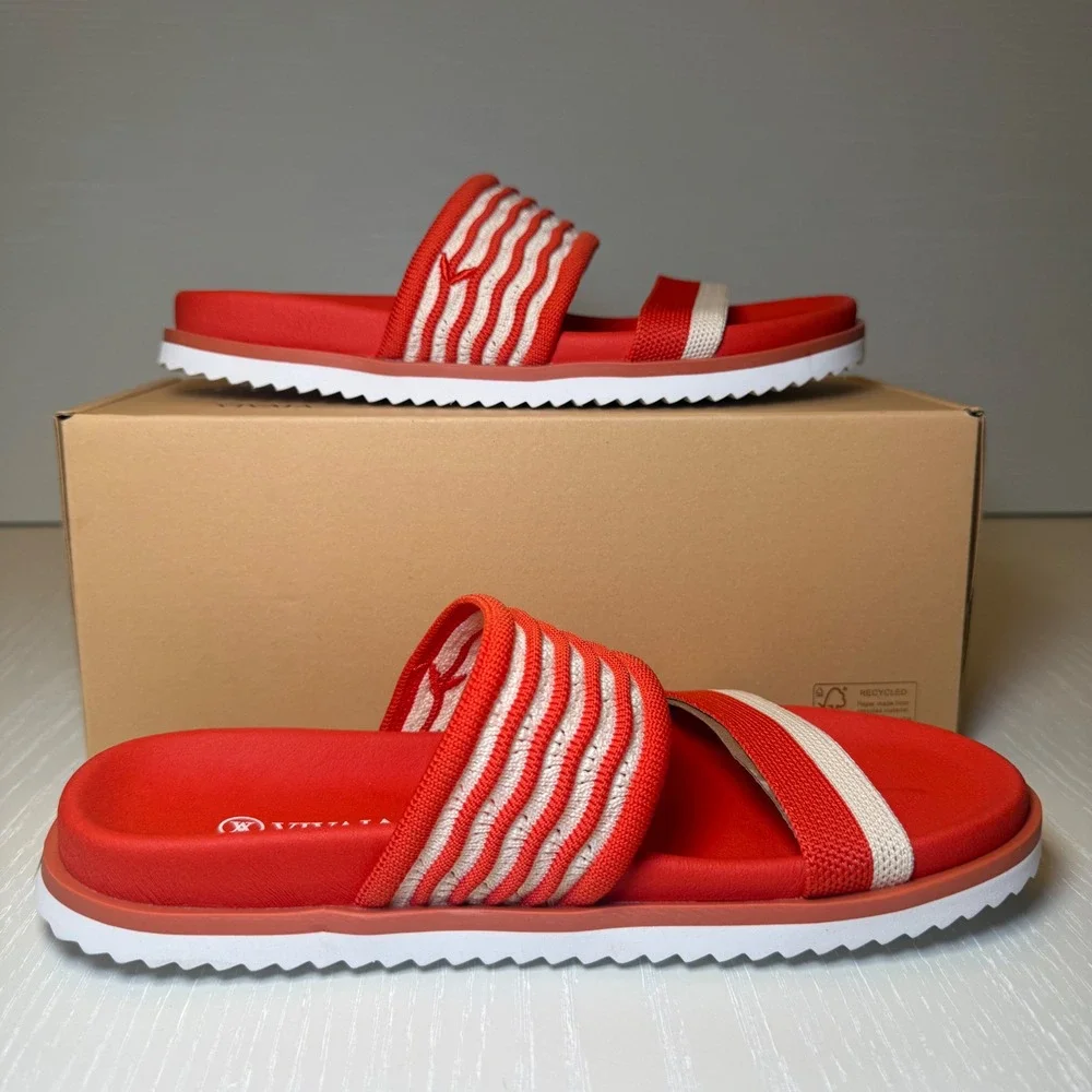 VIVAIA Double Straps Slide Sandals (Naina) | NWT - EU‎ 37 / US 6.5
